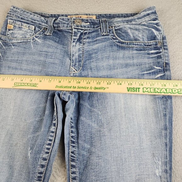 Y2K BIG STAR Jeans Women's 31L Maddie Mid Rise Bootcut Flare Denim Rodeo Pants - Picture 6 of 15